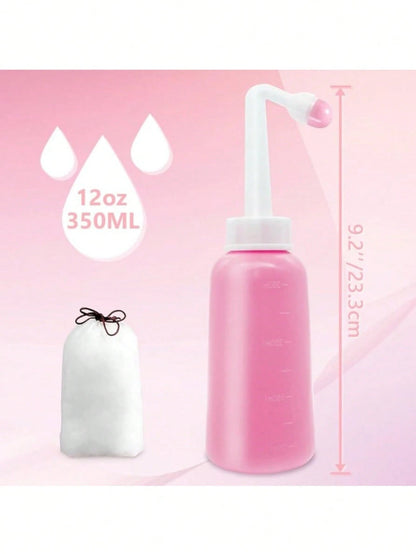 Reusable Perineal Irrigation Device, Female Intimate Care Cleansing, Portable Bidet Washing Tool, Random Packaging Box And Bag Styles