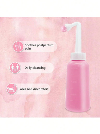 Reusable Perineal Irrigation Device, Female Intimate Care Cleansing, Portable Bidet Washing Tool, Random Packaging Box And Bag Styles