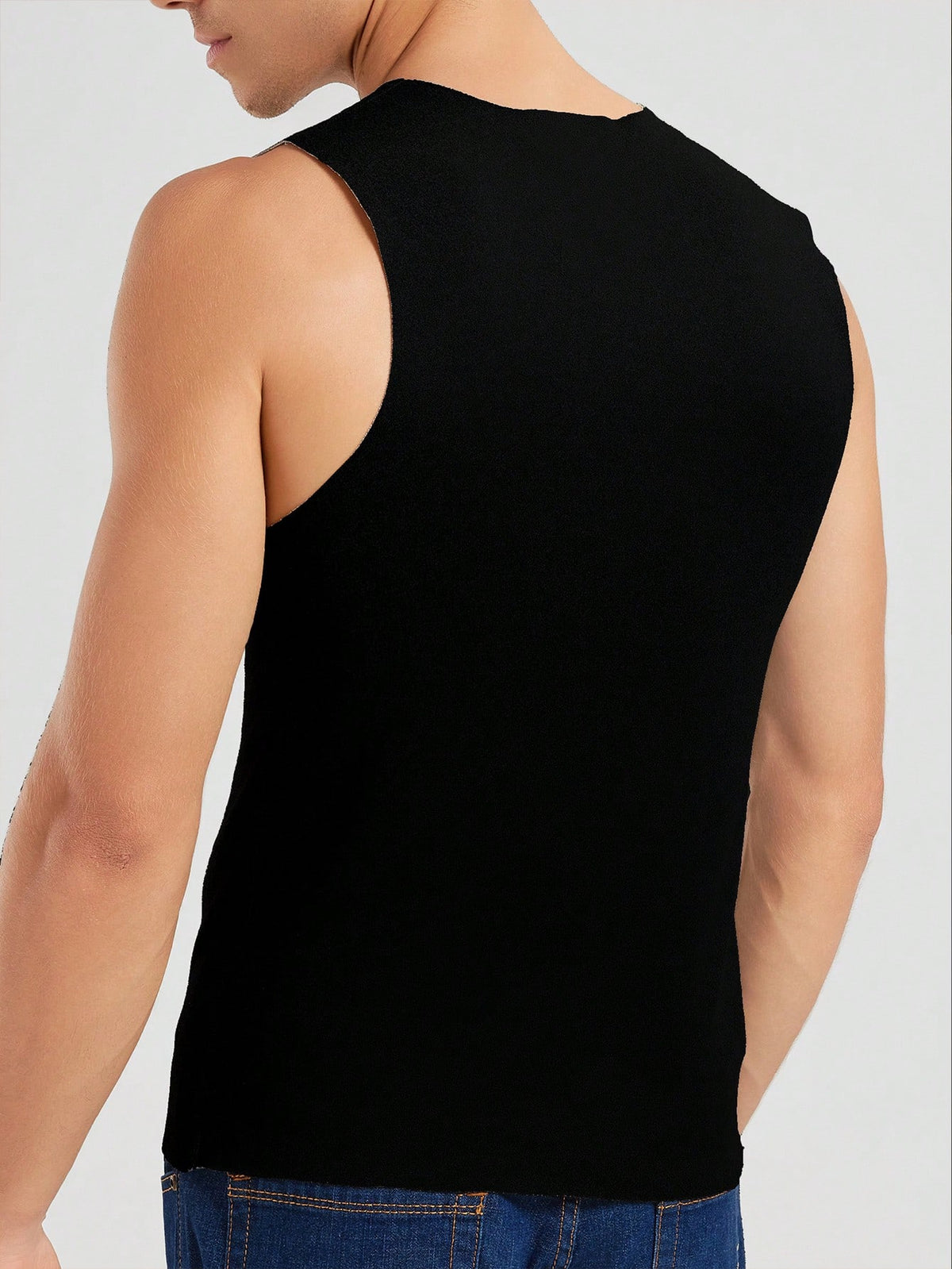 Reversible Seamless Vest, Contoured Fit, Thermal Lined, Thermal Underwear