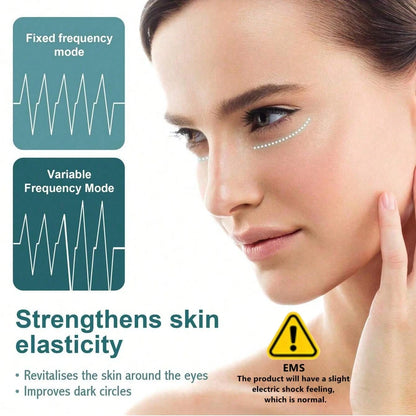 Revitaleyes Under-Eye Red Light Therapy Massage Glasses, Microcurrent Eye And Face LED Red Light Beauty Device, Advanced Under-Eye Revitalizing Therapy Eye Massager For Removing Eye Wrinkles, Relievin