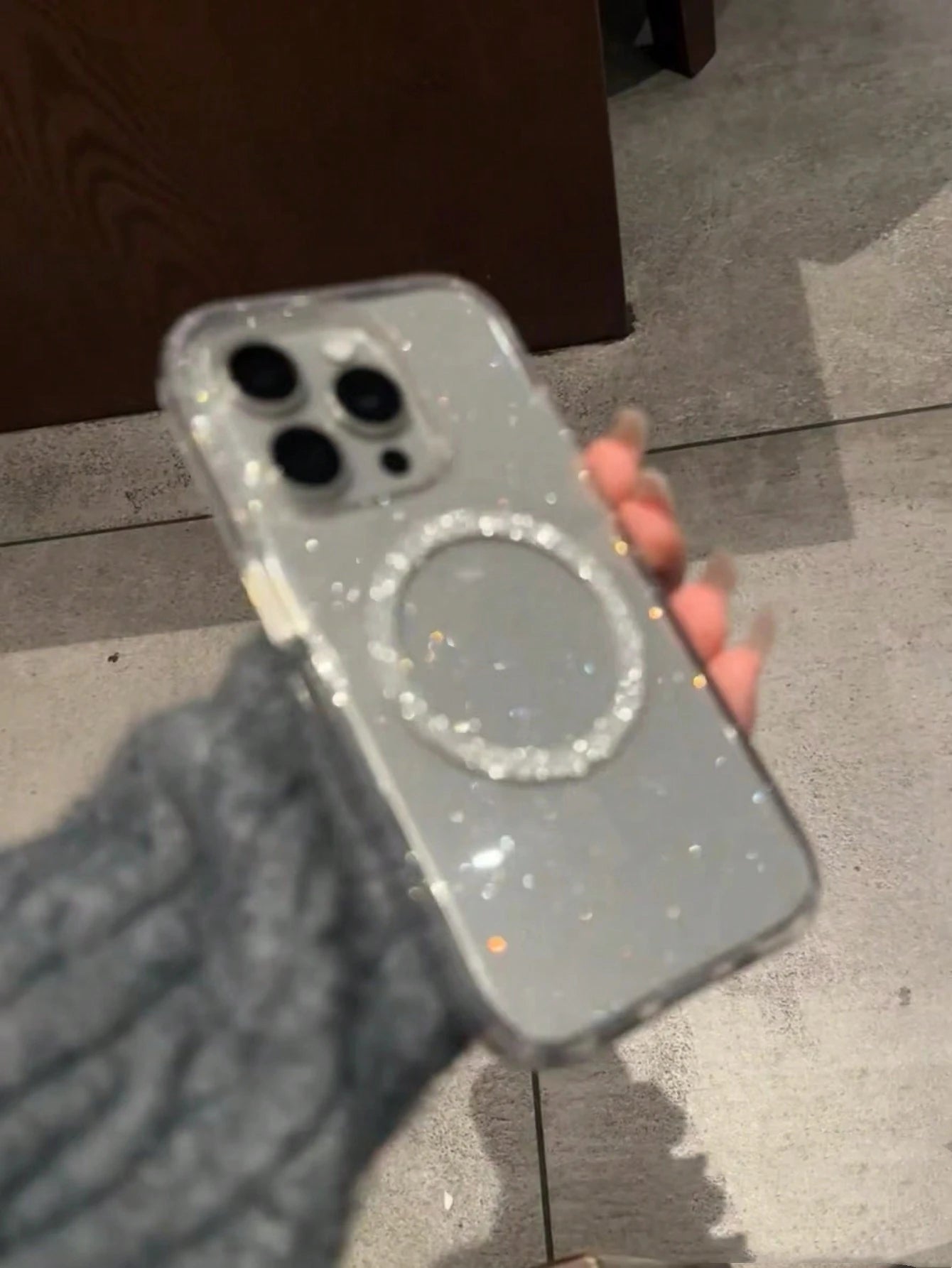 Rhinestone Sequins Shockproof 1PC Clear Case With 2.0mm Thick Glittering Starry Sky Pattern To Fit 11/12/13/14 Pro Max/Xs/Xr/7 Plus/8 Plus/8/Se2 Anti-Fall Scratch Resistant Birthday Gift Party, Aesthe