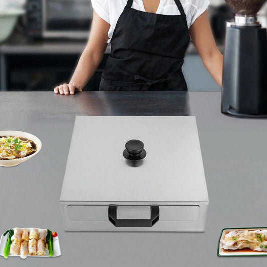 Rice Noodle Roll Steamer 1-Layer 2 Extra Trays 304 Stainless Steel Commercial Home Use Detachable Rice Noodle Roll For Gas Stoves And Induction Stoves