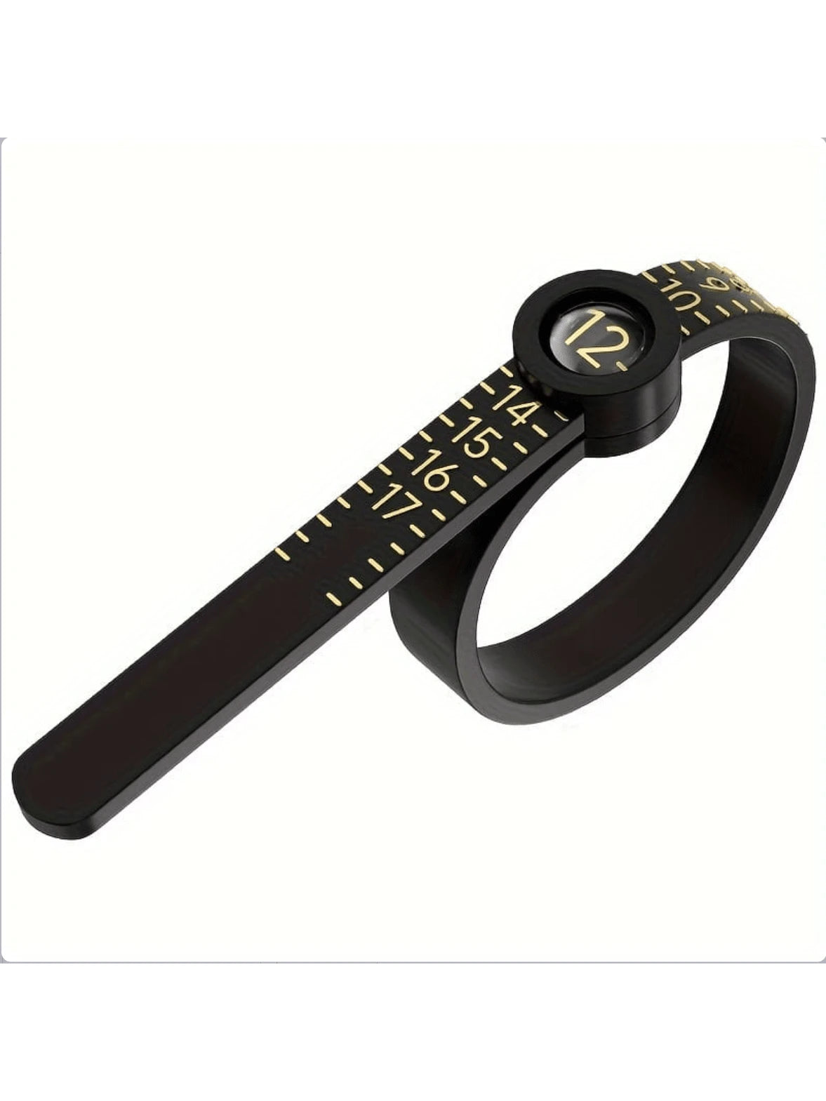 Ring Sizer Measuring Tool,Easy To Use Ring Sizer With Magnifying Glass- Accurate Finger Measuring Tool, USA Sizes,UK Sizes,EU Sizes, Compact & Portable For Perfect Ring Fit