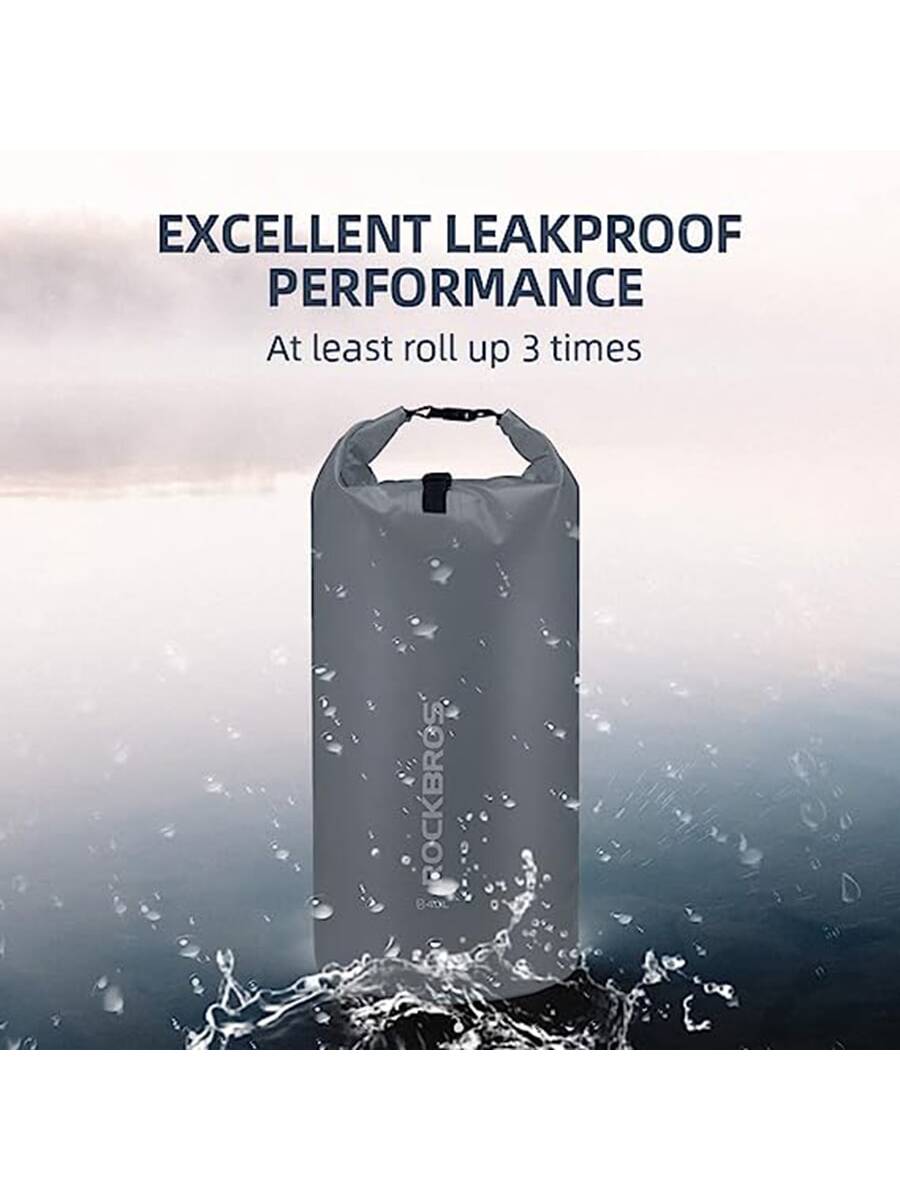 ROCKBROS Waterproof Dry Bag Heavy Durable Beach Backpack 2L 5L 10L 20L Floating Dry Sack For Boating Kayaking Camping Swimming Rafting Hiking Fishing