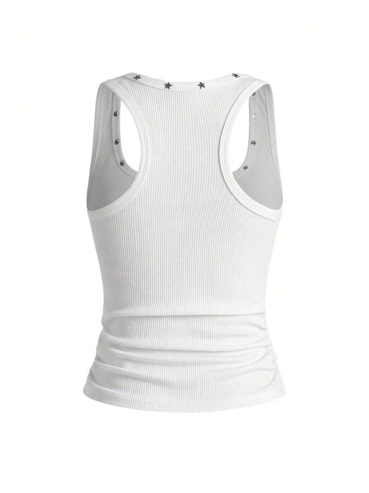 ROMWE Avant Women's Retro Baddie Unisex Streetwear Starry Sky & Rivet Print Tank Top
