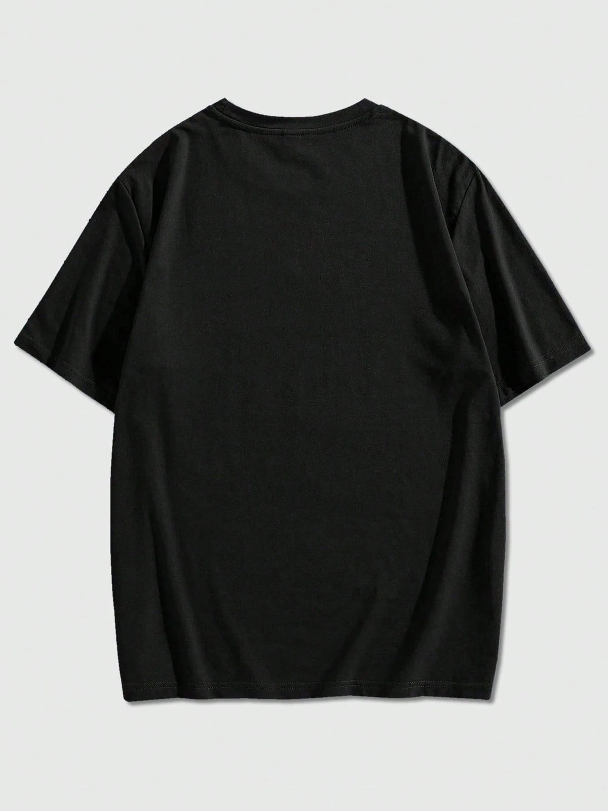 ROMWE MEN Goth Men's Casual Graphic Print T-Shirt, Summer