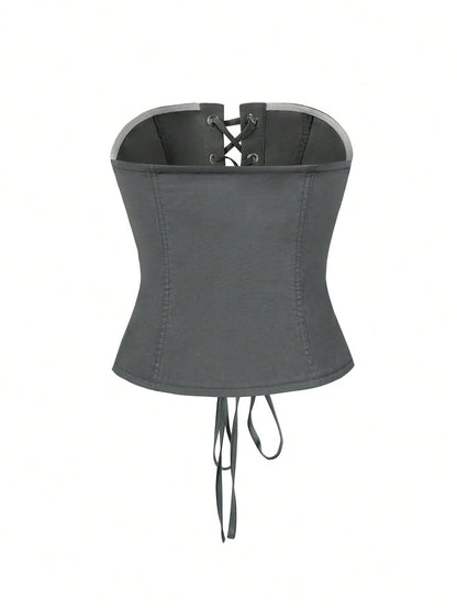 Rovax Women's Spicy Style Strapless Strappy Tube Top, Fashion Casual