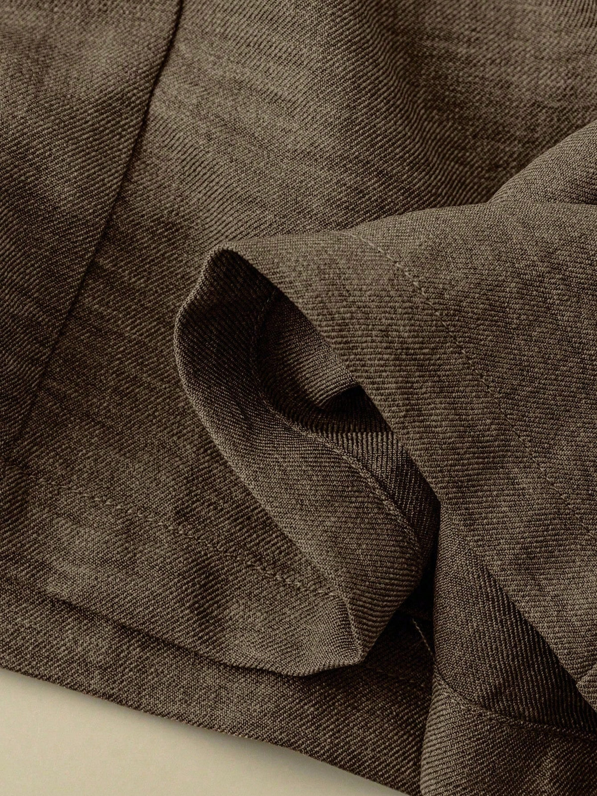 Rusticease Women Casual Solid Color Elastic Waist Wide Leg Pants, Versatile Brown Pants Linen Pants Brown Linen Pants Wide Leg Linen Pants Earthy Pants