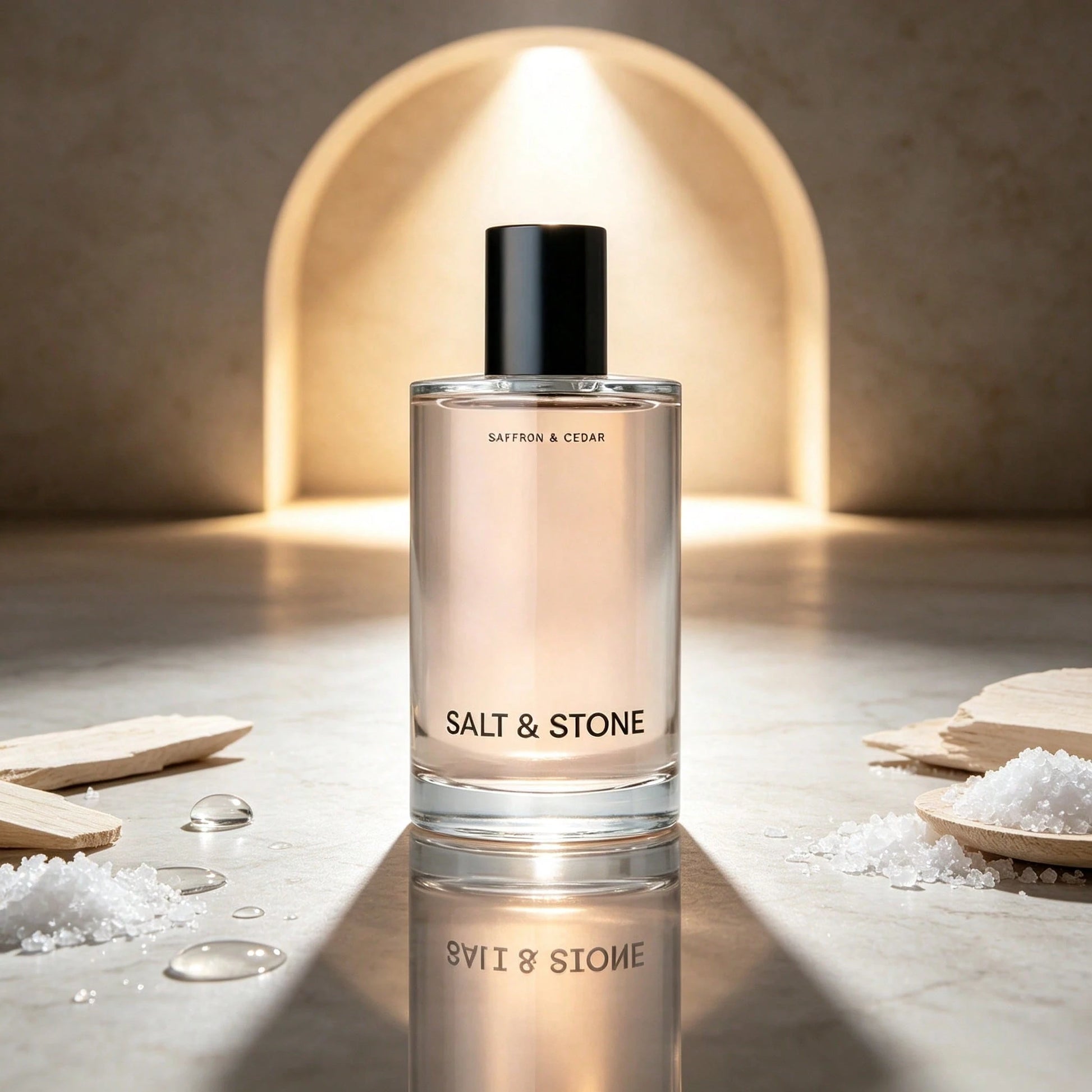 Salt & Stone Alt & Stone Saffron Cedar Unisex Eau De Toilette 100ml-A Clean, Modern Unisex Fragrance For Men And Women, Perfect For Everyday Wear At Work And On The Go
