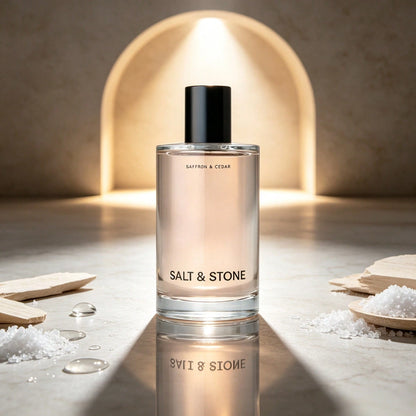 Salt & Stone Alt & Stone Saffron Cedar Unisex Eau De Toilette 100ml-A Clean, Modern Unisex Fragrance For Men And Women, Perfect For Everyday Wear At Work And On The Go