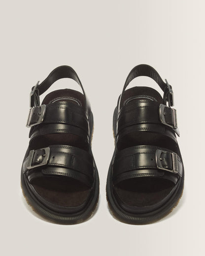 San Two Strap Orleans Leather Sandals