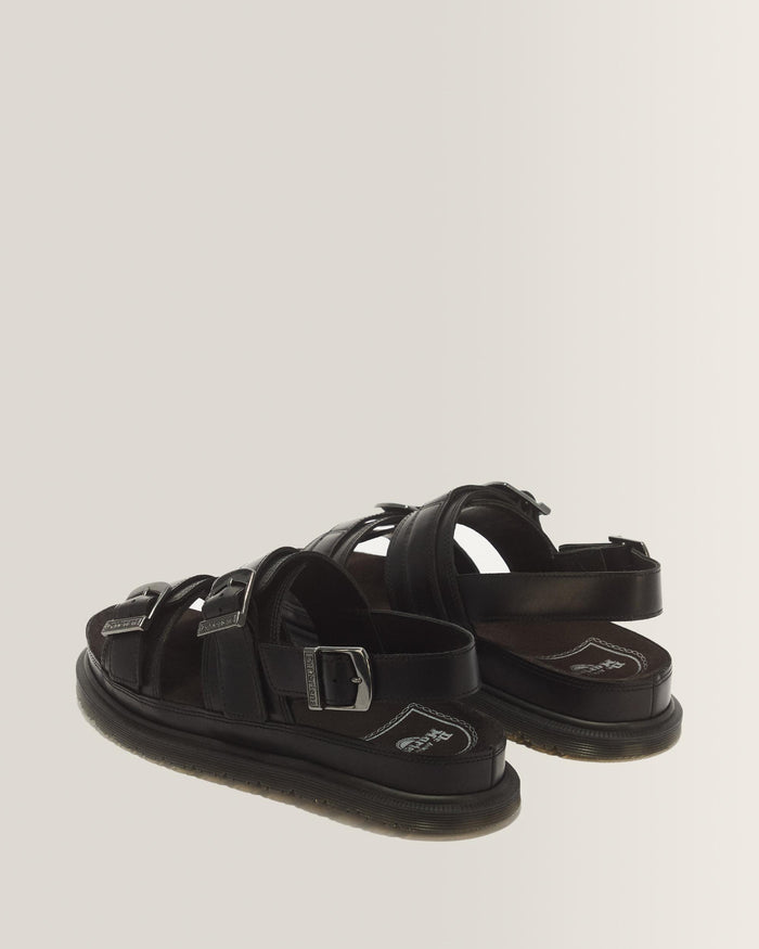 San Two Strap Orleans Leather Sandals
