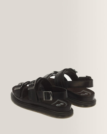 San Two Strap Orleans Leather Sandals