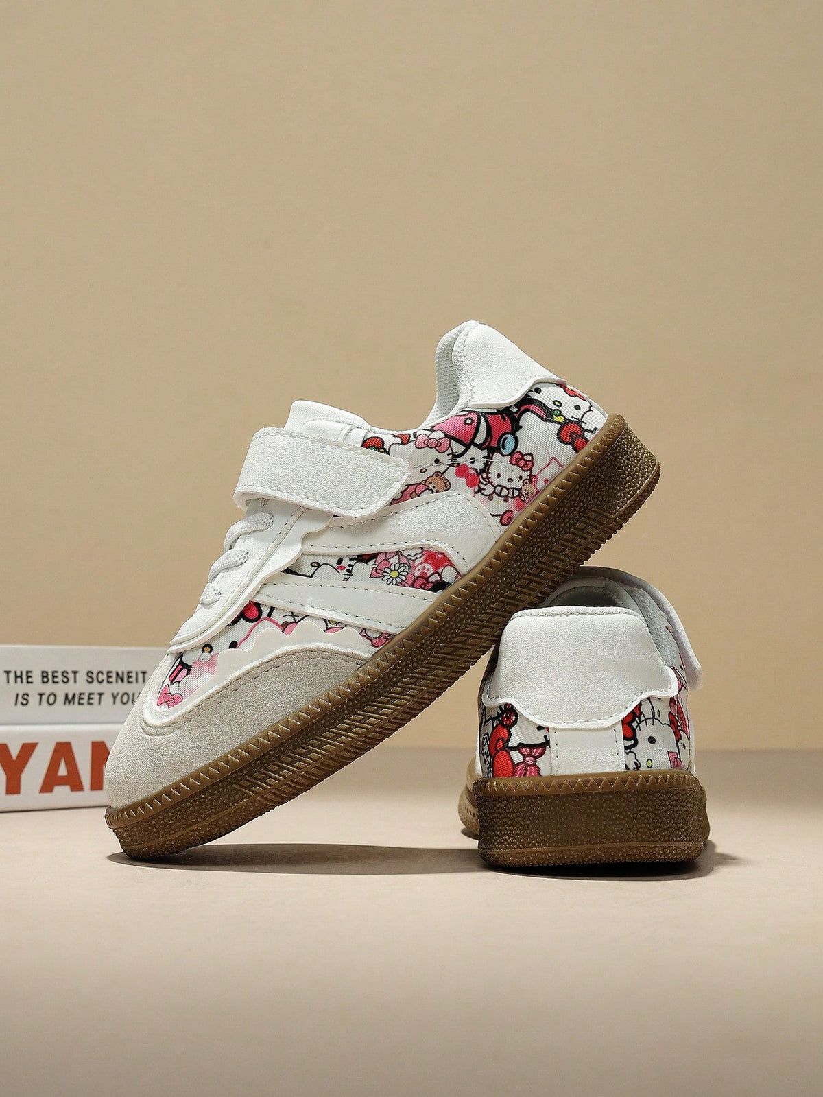 SANRIO 2026 New Comfortable Cartoon Kids Shoes, Fashionable Easy-To-Match Breathable Sports Shoes With KT Cat Design