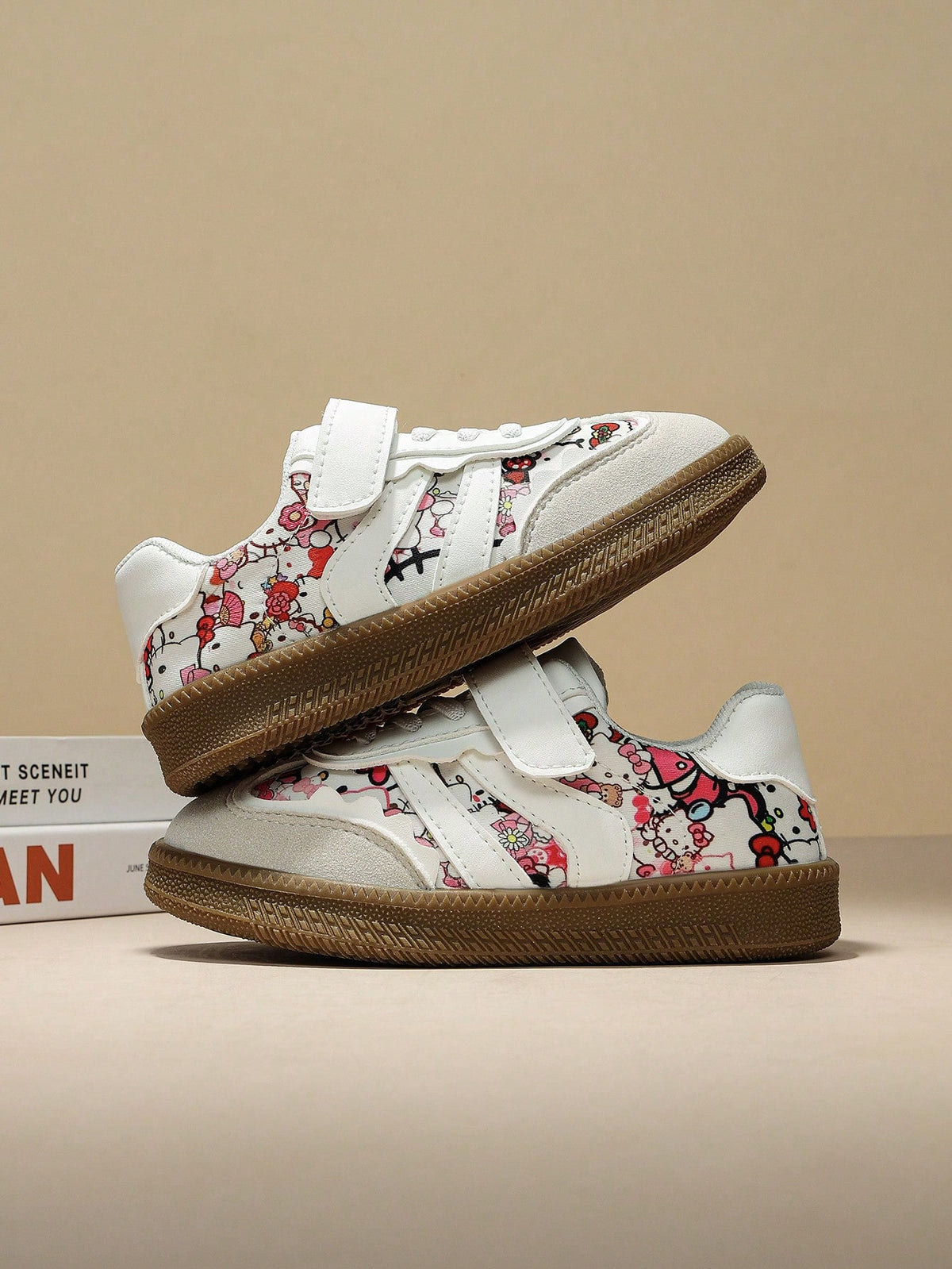 SANRIO 2026 New Comfortable Cartoon Kids Shoes, Fashionable Easy-To-Match Breathable Sports Shoes With KT Cat Design