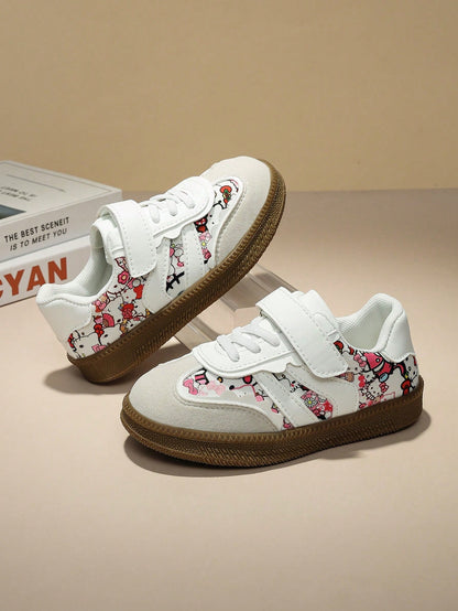 SANRIO 2026 New Comfortable Cartoon Kids Shoes, Fashionable Easy-To-Match Breathable Sports Shoes With KT Cat Design