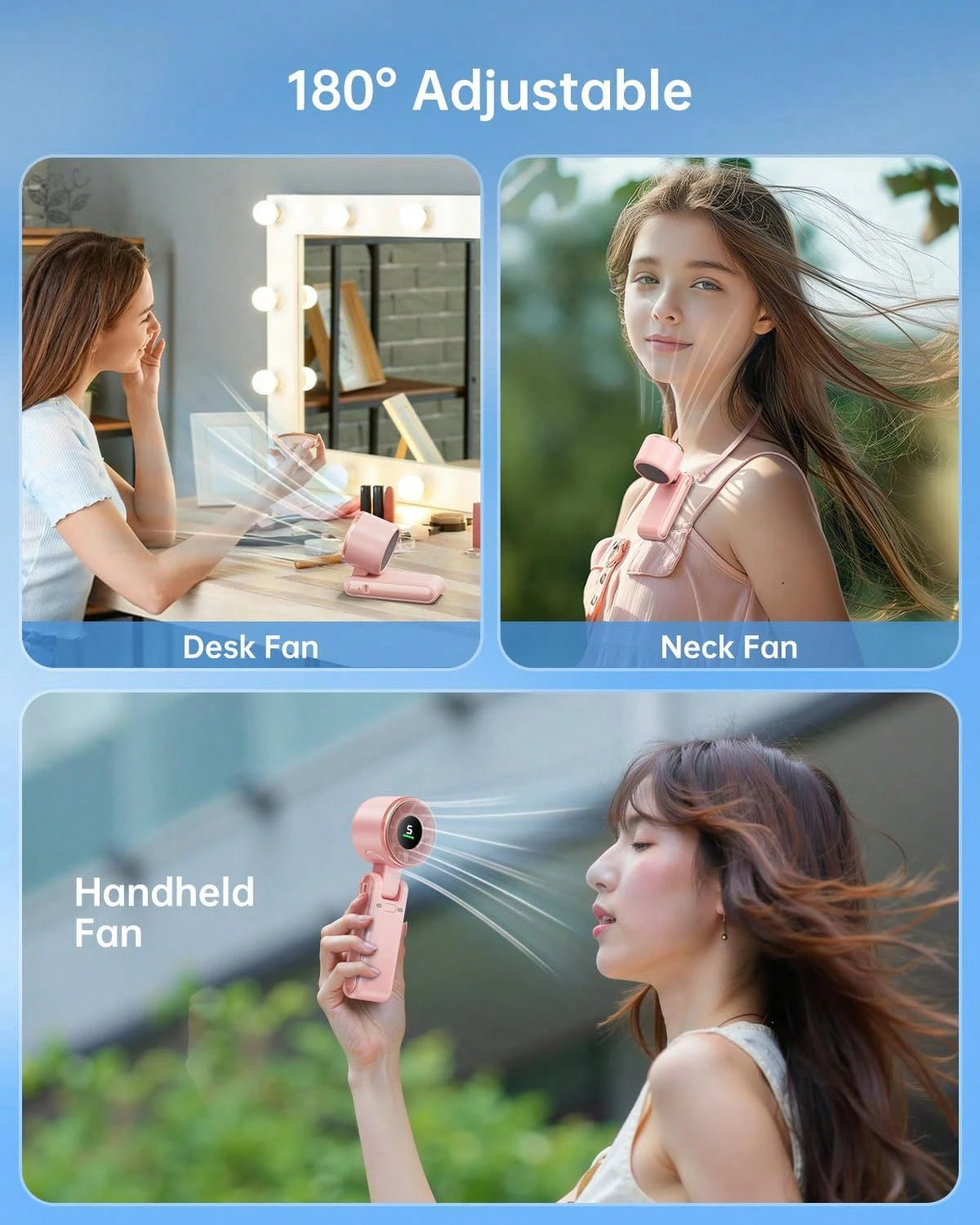 Say Goodbye To Summer Heat! 5-Speed Turbo Fan For Instant Cooling