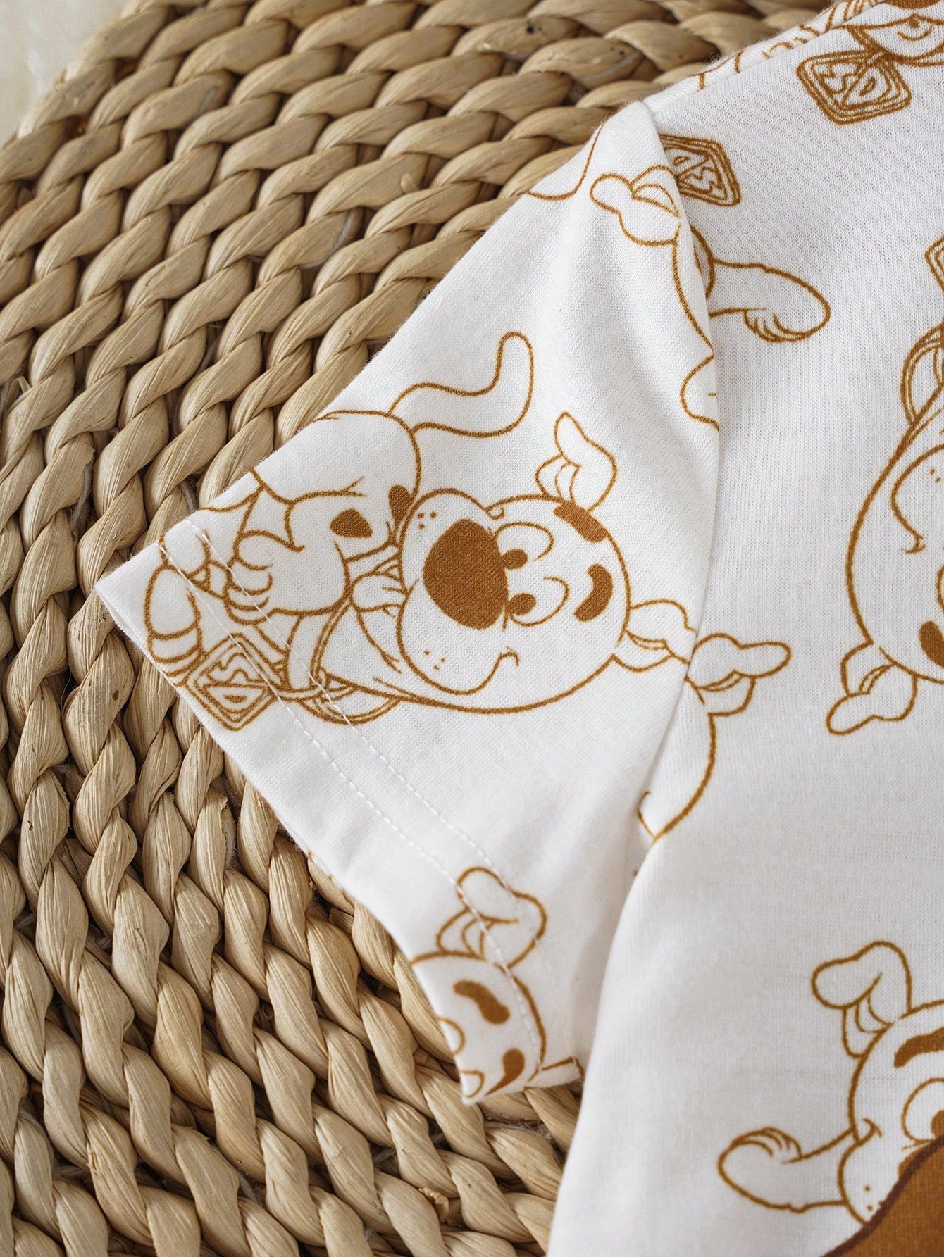 SCOOBY-DOO X Baby Boy Cartoon Print Short Sleeve Polo Collar Romper