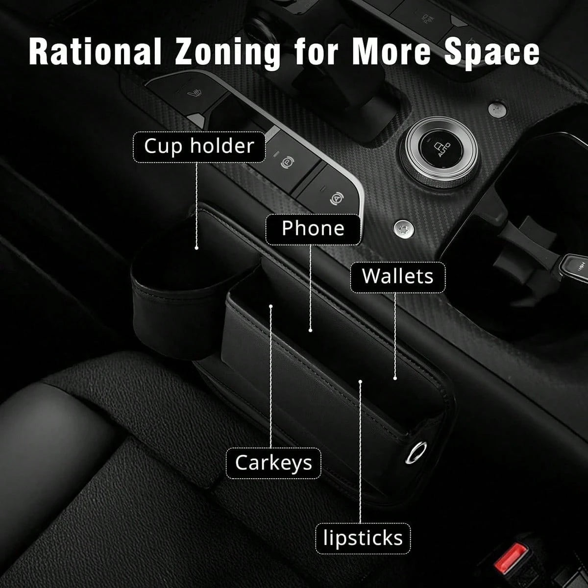 Seat Gap Filler, Car Gap Filler Organizer, Car Gap Filler, Gap Filler Organizer, Car Gap Holder, Suitable Most Vehicles