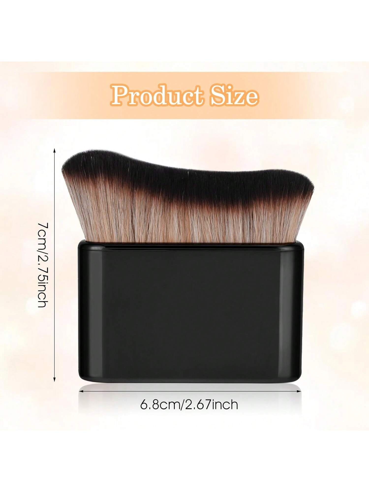 Self-Tanning Brush, Soft Body Makeup Brush, Portable Self-Tanning Brush, Self-Tanning Face Brush, Suitable For Body And Legs Makeup (Black), Foundation Brush, Concealer Brush, Blush Brush, Contour Bru