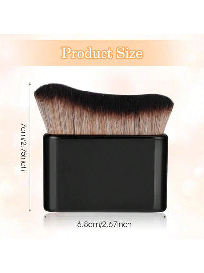 Self-Tanning Brush, Soft Body Makeup Brush, Portable Self-Tanning Brush, Self-Tanning Face Brush, Suitable For Body And Legs Makeup (Black), Foundation Brush, Concealer Brush, Blush Brush, Contour Bru