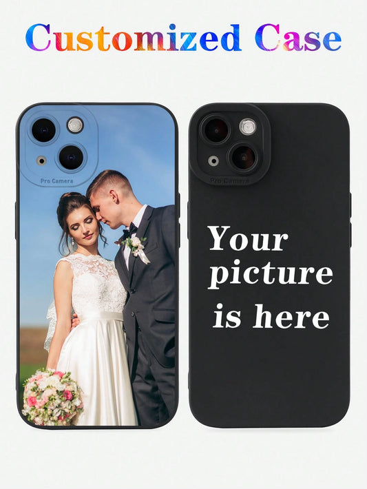 Shockproof DIY Customized Photo Phone Case, Personalized Image Case, Anniversary Wedding Birthday Mother's Father's Day Gift For Him Her, Fits 11 12 13 14 15 16 Pro Max, A14 A15 A55 A56 A34 A35, S23 S