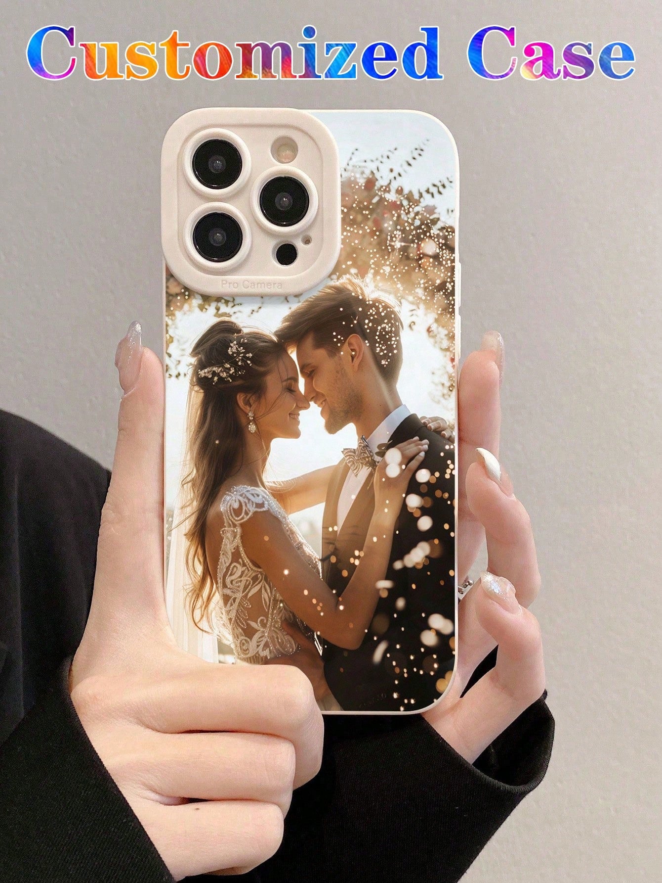 Shockproof DIY Customized Photo Phone Case, Personalized Image Case, Anniversary Wedding Birthday Mother's Father's Day Gift For Him Her, Fits 11 12 13 14 15 16 Pro Max, A14 A15 A55 A56 A34 A35, S23 S