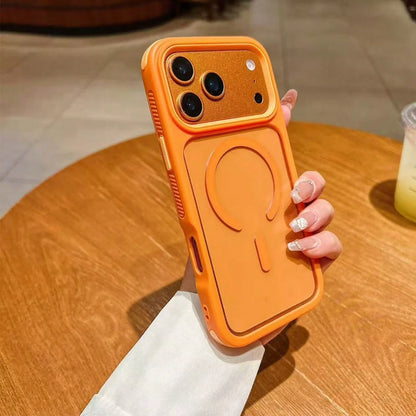 Shockproof Matte Transparent Magnetic Phone Case Compatible With IPhone 16/17 Pro Max, Personalized Minimalist Slim Protective Cover For IPhone 14/13/12/11, Anti-Slip For IPhone 16 Plus