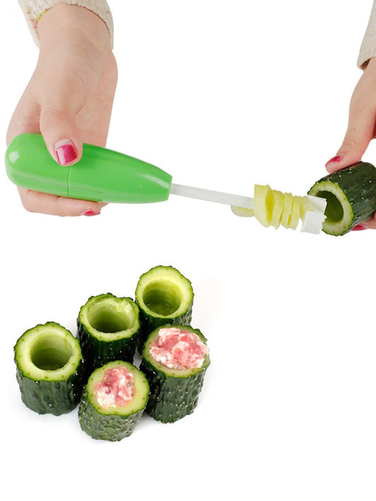SikeSike 1pc Plastic Corer Tool, Vegetable Fruit Digging Device For Kitchen