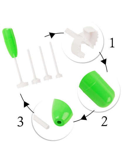SikeSike 1pc Plastic Corer Tool, Vegetable Fruit Digging Device For Kitchen