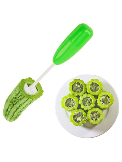 SikeSike 1pc Plastic Corer Tool, Vegetable Fruit Digging Device For Kitchen