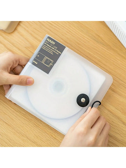 Simple For DVD Disc Box Home CD Bag Storage Book 12 In CD Storage Box Car Portable Disc Bag Game Disc Vinyl Record Storage