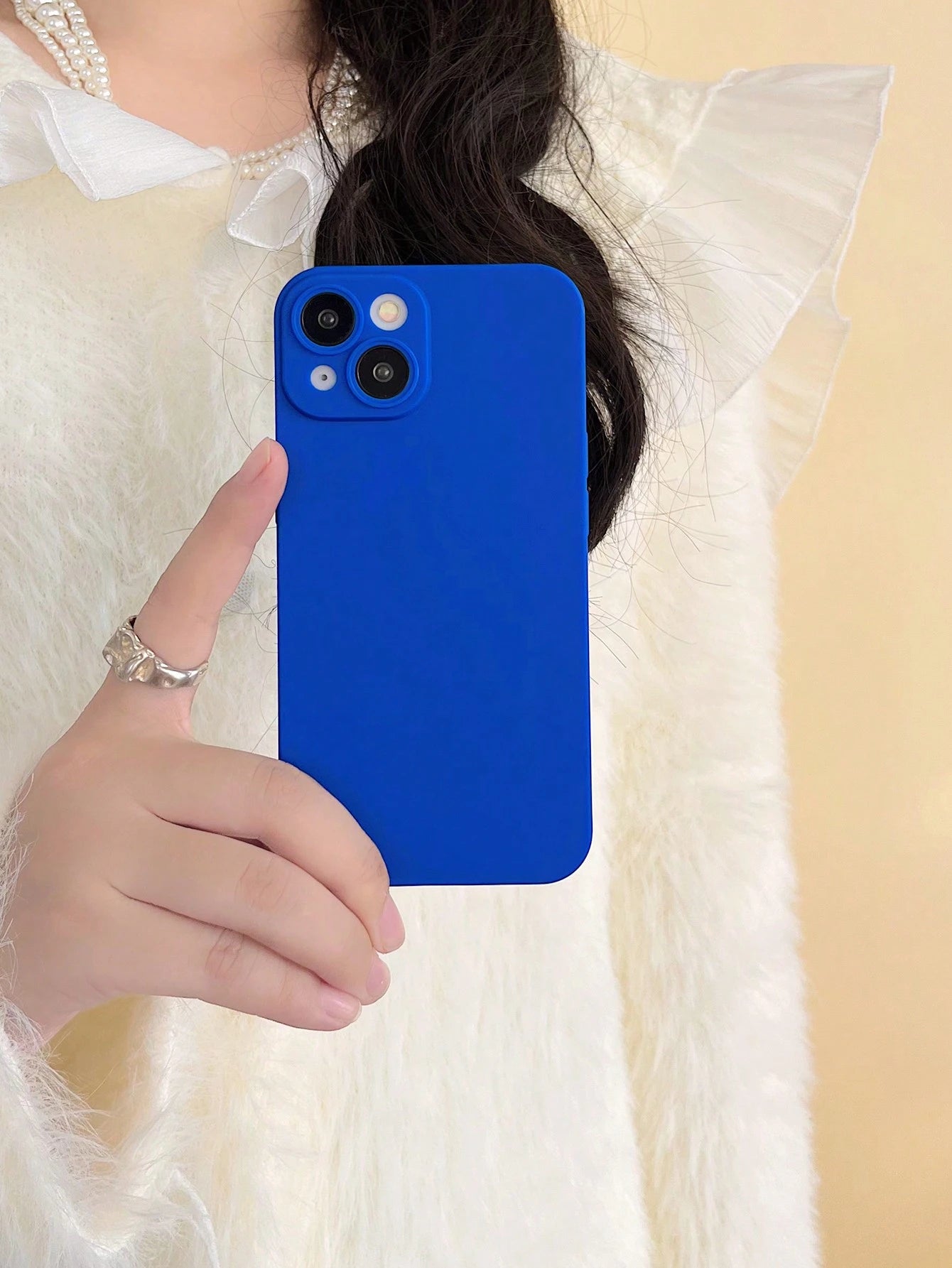 Simple Solid Blue Phone Case, Compatible With IPhone 17 Pro Max, 16, 16 Pro Max, 16 Pro, 16 Plus