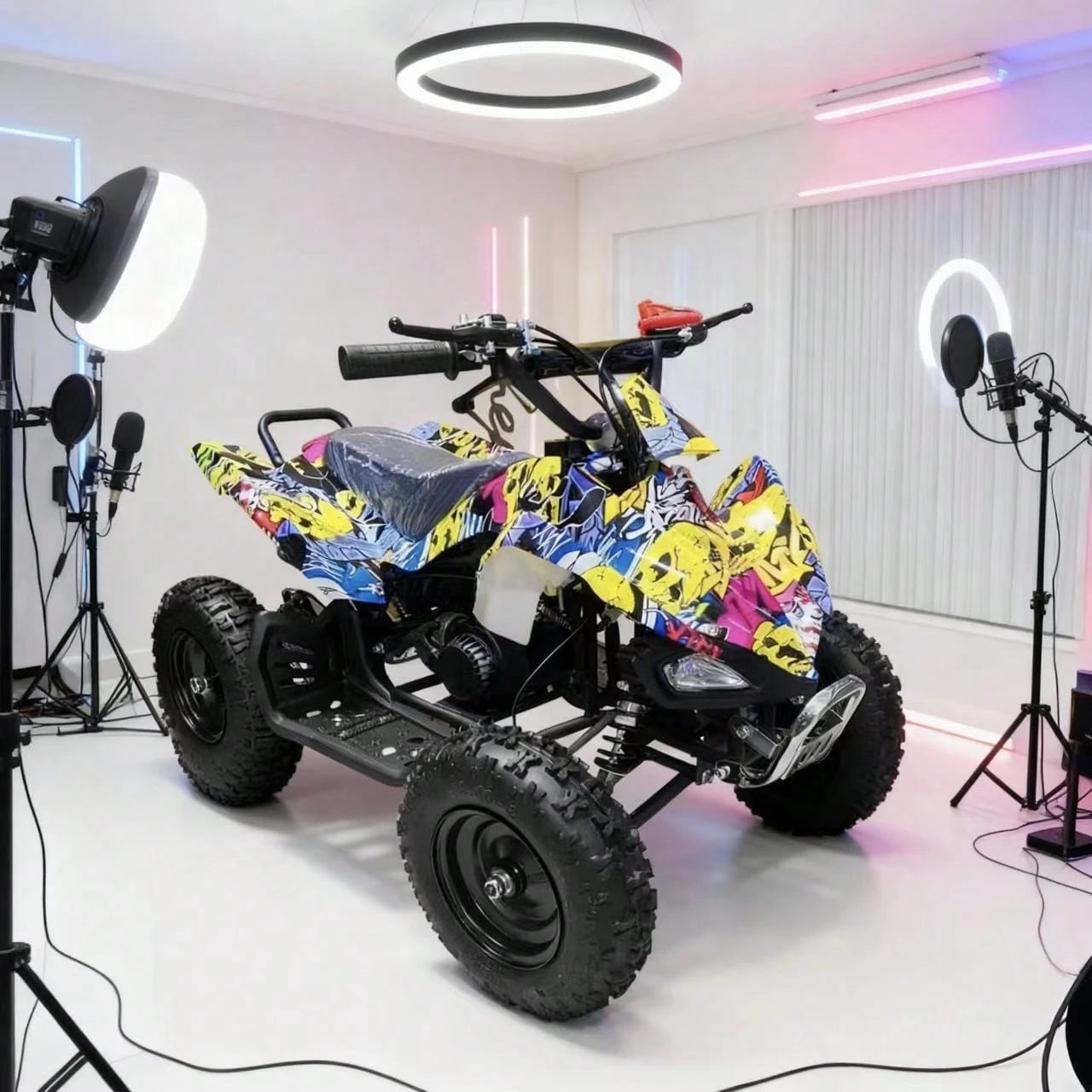 Small And Medium-Sized Four-Wheel Off-Road Mountain Bikes, Mini Four-Wheel Beach Cruisers, Outdoor Off-Road Motorcycles (Gas-Powered)- Shipped From Warehouses In The Eastern And Western United States