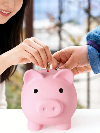 Small Creative Piggy Bank Funny Charming Cute Saving Box Unbreakable Money Box Secret Storage Box Coin Bank For Women And Men Cartoon Lovely Money Bank Saving Coin Bank For Bedroom School Small Pig Ba