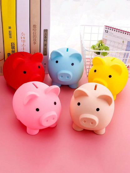 Small Creative Piggy Bank Funny Charming Cute Saving Box Unbreakable Money Box Secret Storage Box Coin Bank For Women And Men Cartoon Lovely Money Bank Saving Coin Bank For Bedroom School Small Pig Ba