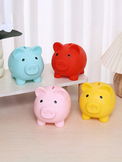 Small Creative Piggy Bank Funny Charming Cute Saving Box Unbreakable Money Box Secret Storage Box Coin Bank For Women And Men Cartoon Lovely Money Bank Saving Coin Bank For Bedroom School Small Pig Ba