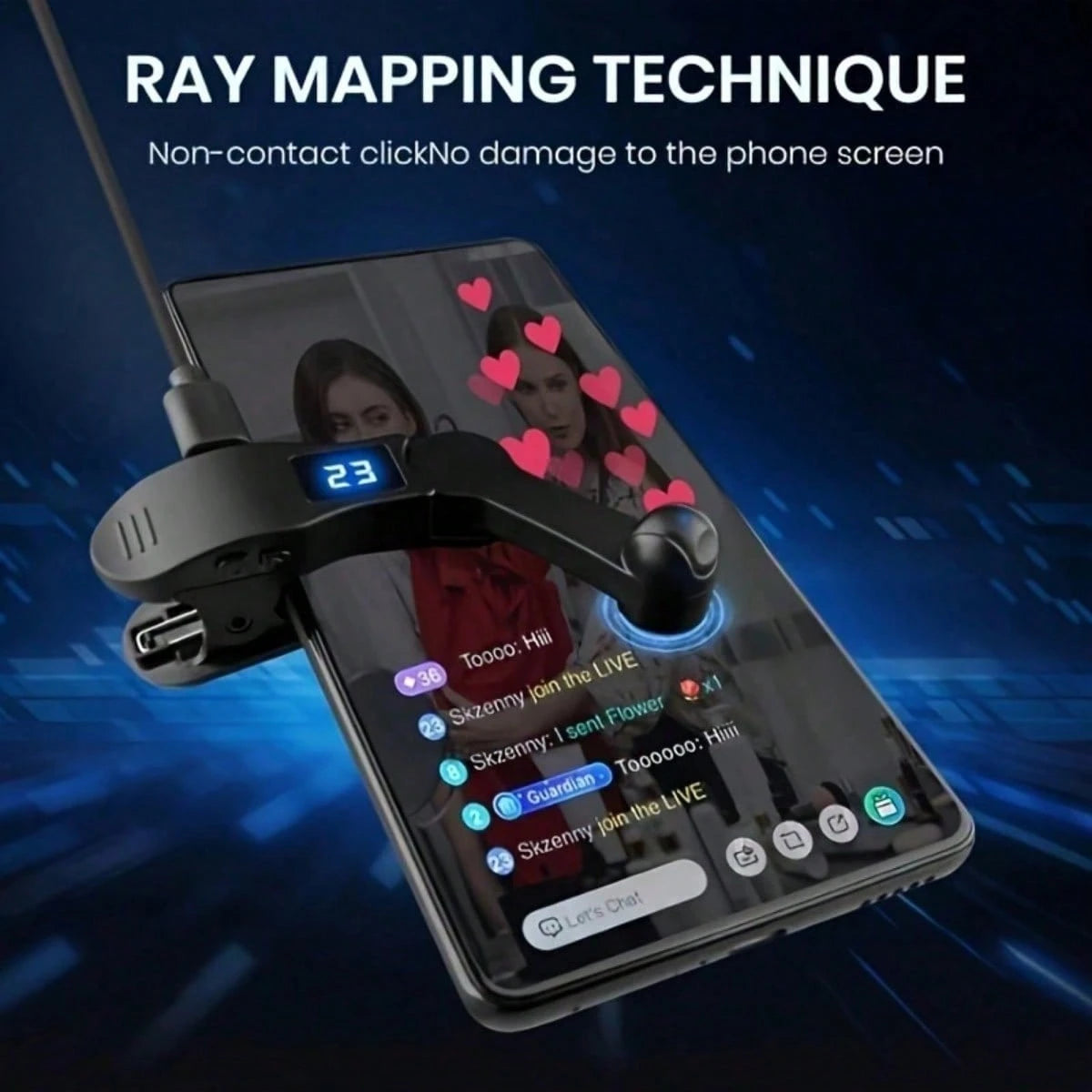 Smartphone Auto Clicker, A Fast Clicker For Screen Devices Of And IPad Apps, A Fast Click Simulator For Games And Live- Streaming Likes