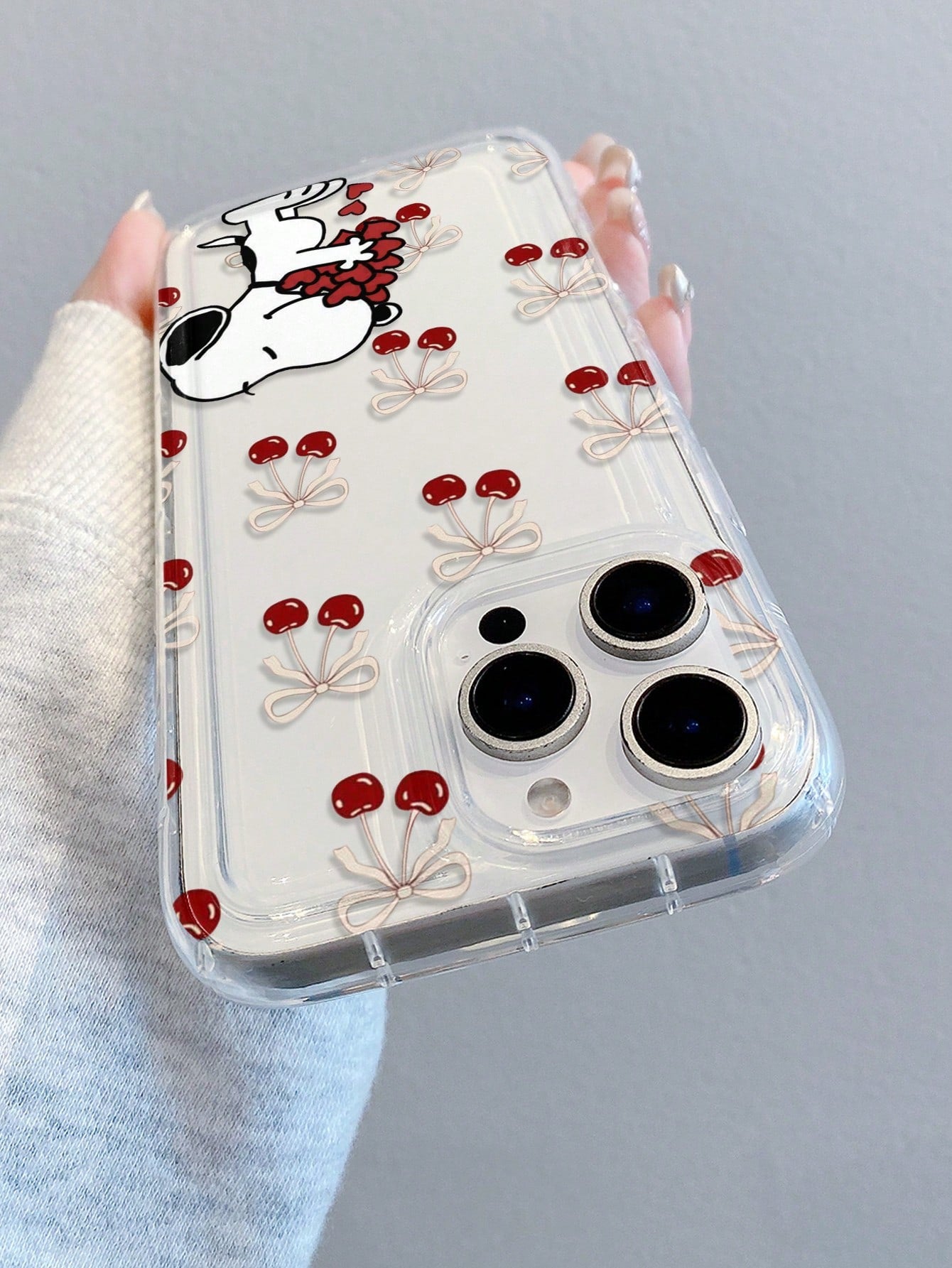 SNOOPY This Cartoon Anime Airbag Phone Case Is Made Of Anti-Drop Tpu Material And Can Be Given As A Holiday Gift. It Is Suitable For Apple Phones, And The New Model Is Suitable For IPhone13/14/15/16