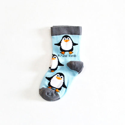 Socks Protecting Penguins  Bamboo Socks  3 Kids' Sizes - sock 6 - 9