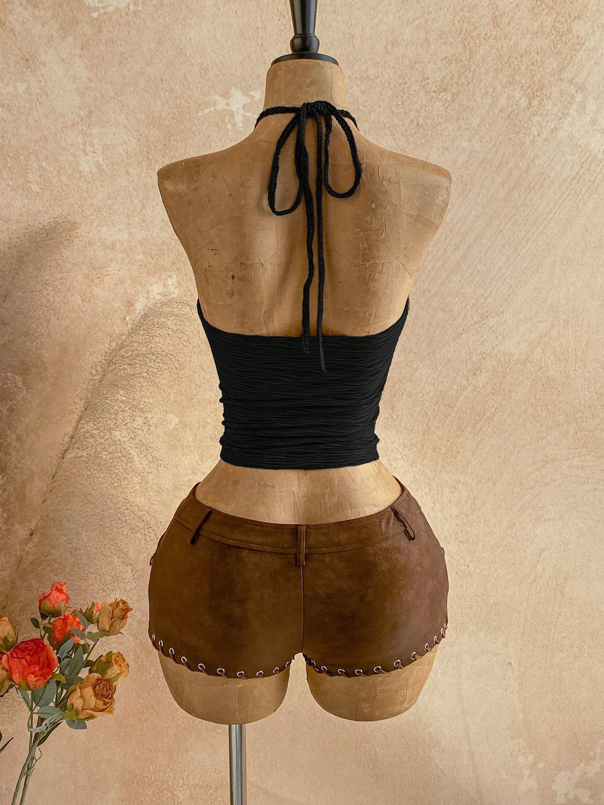 Soleia Spring/Summer New Casual Vacation Western Beach Wedding Guest Attire Graduation Brunch St. Patrick's Day Spring Break Easter Music Festival Elegant Bohemian Tropical Halter Backless Tie Strap M