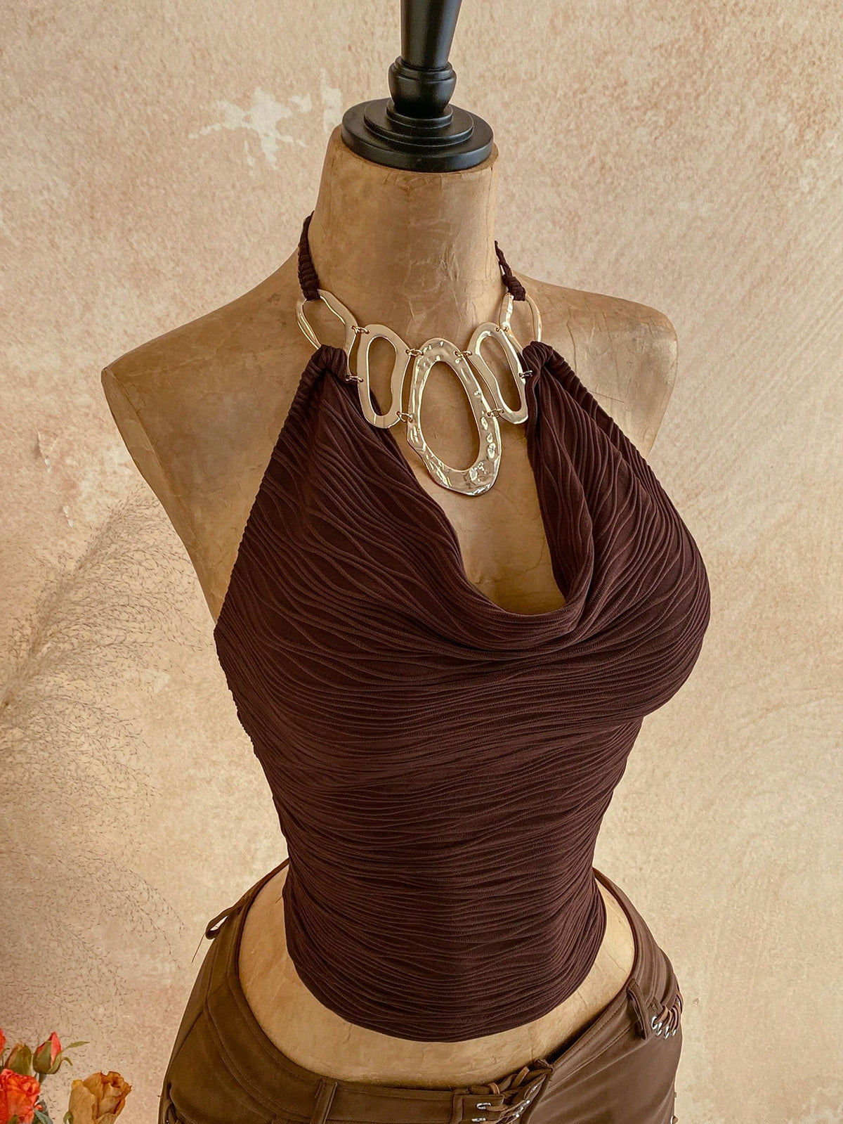 Soleia Spring/Summer New Casual Vacation Western Beach Wedding Guest Attire Graduation Brunch St. Patrick's Day Spring Break Easter Music Festival Elegant Bohemian Tropical Halter Backless Tie Strap M