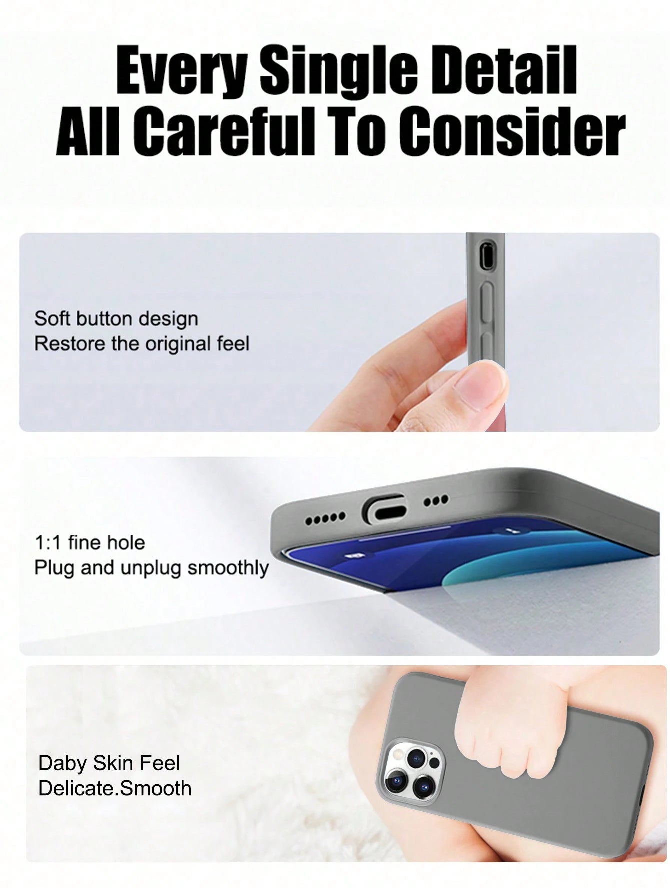 Solid Color Luxury Silicone Shockproof 1PC Liquid Silicone Case Compatible With Apple Compatible With IPhone 16 14 13 12 11 15 Pro Max Cover Compatible With IPhone 12 13 Mini 14 15 16 Plus Fashion Wit