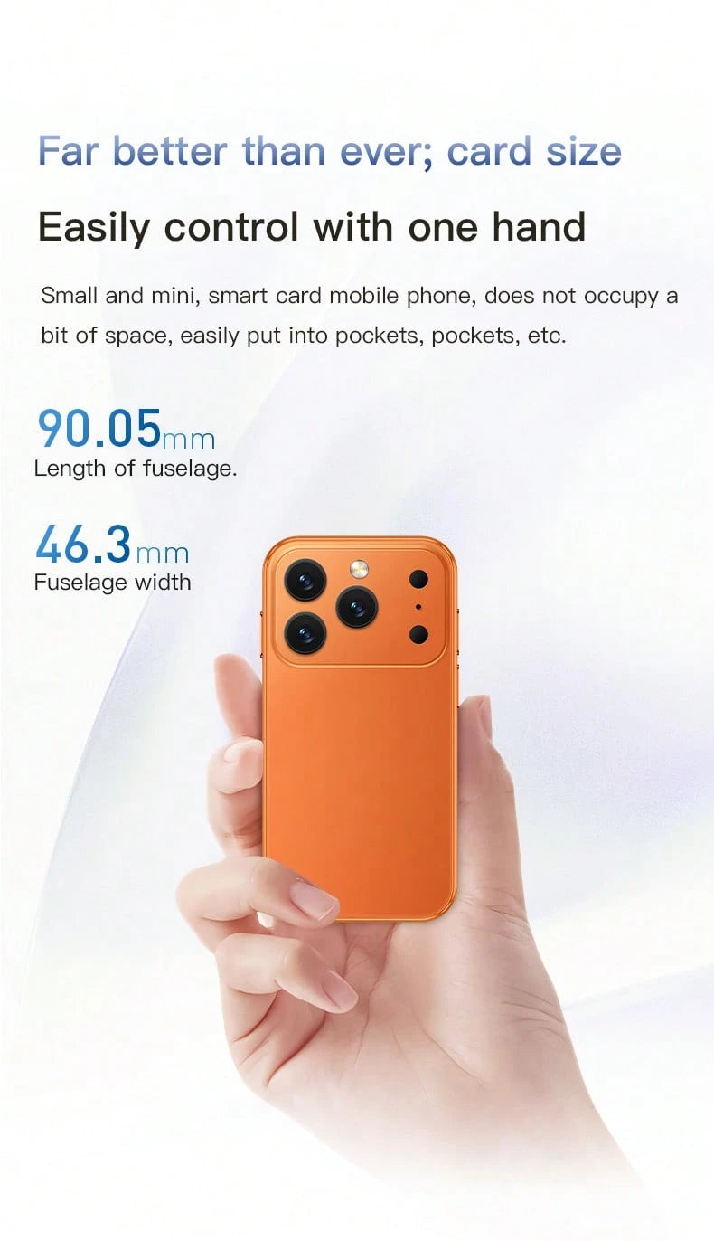 SOYES XS18PRO Fashionable Lightweight Smartphone, 3-Inch 3G Smart Phone, Personalized Mini Ultra-Light, 3.0 High-Definition Screen, Multi-Core Processor, Memory Card Expansion, Compact And Portable, F
