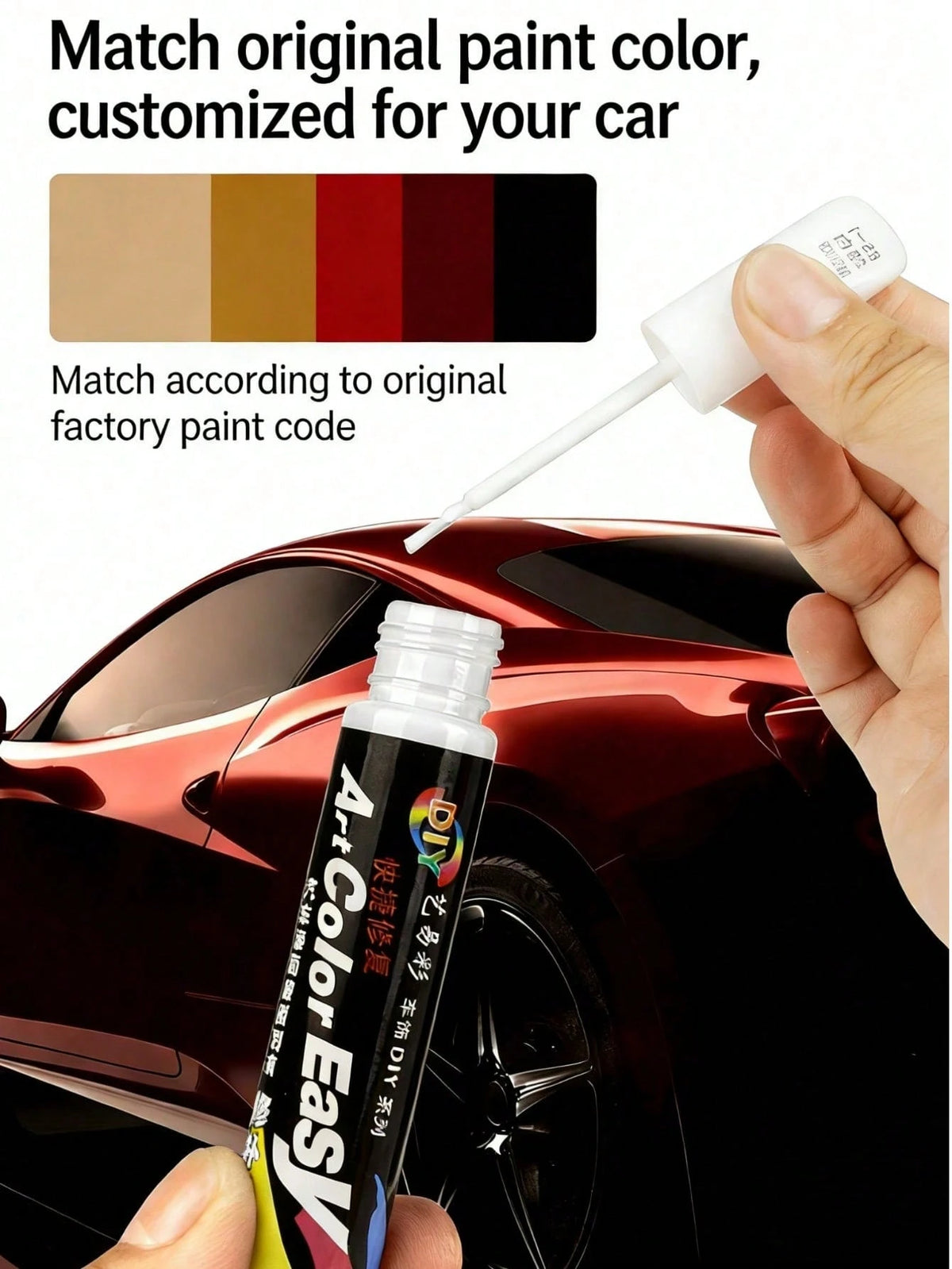 Specially Designed For Automotive Paint Repair, This Touch-Up Pen Easily Fixes Light Scratches, Paint Chips, And Minor Scuffs. The Precision Applicator Allows Accurate Application Without Dripping, Wh