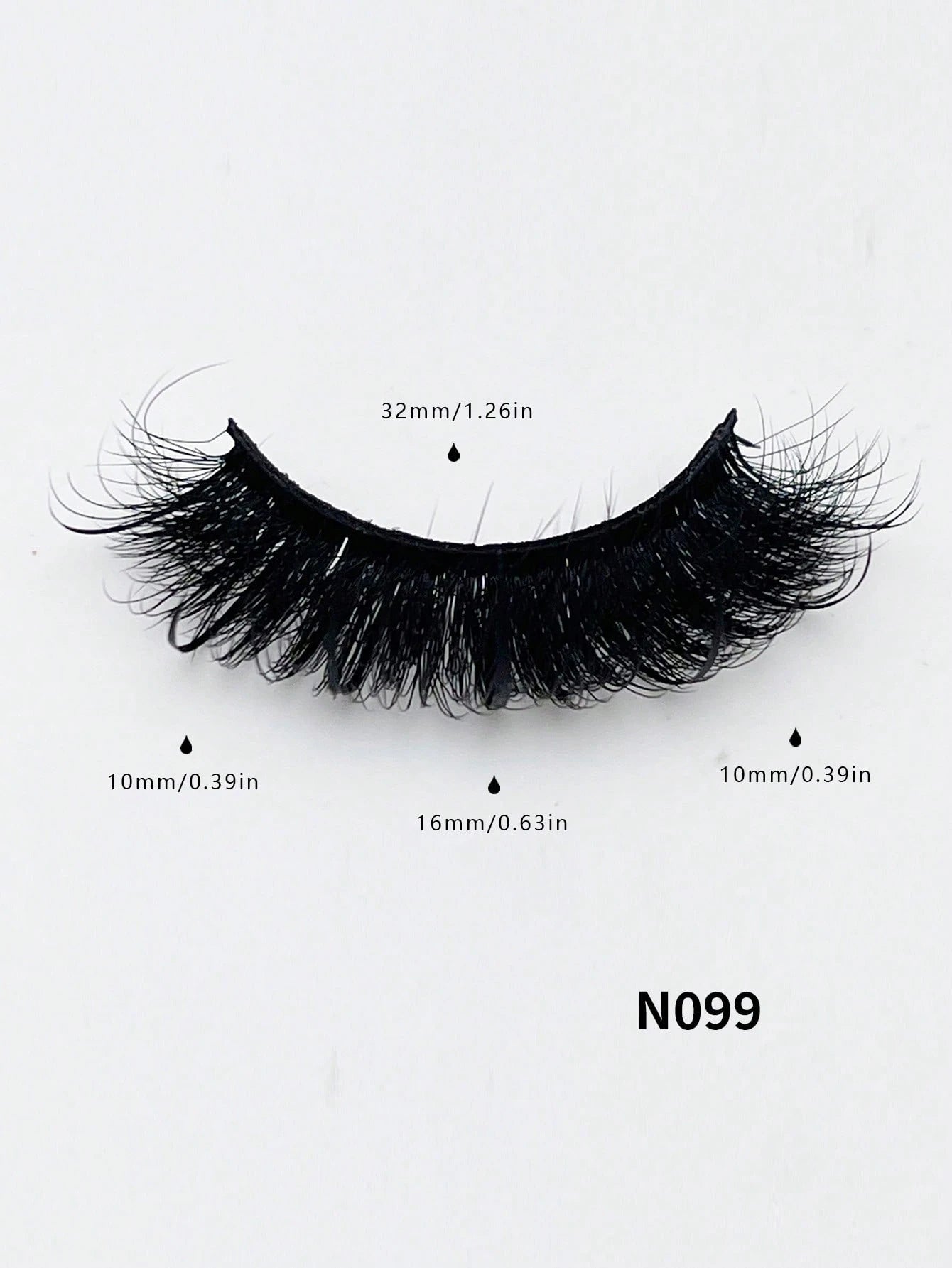 Spiky Wet Look Manga Lashes, Wispy Clustered Faux Mink False Eyelashes, Dramatic Anime Strip Lashes For Daily & Party Makeup, Reusable Handmade Eye Lashes (N099)