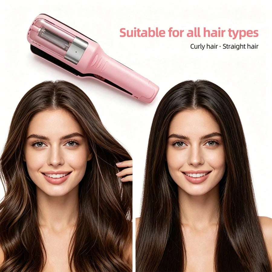 Split End Hair Trimmer,Automatic Split End Remover,Designed With Precision Blades And A Protective Guard, This Hair End Remover Works On Straight, Wavy, Curly. It Gently Trims Damaged Ends Without Tug