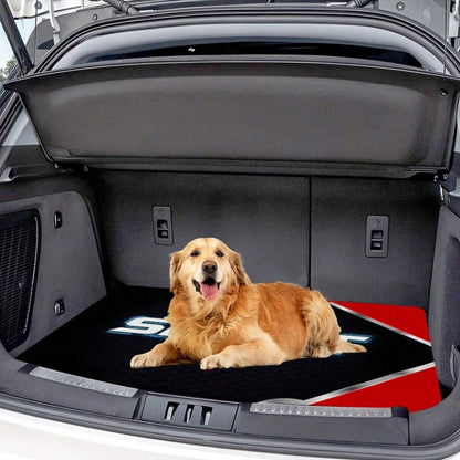 SPORT Cool Print Trunk Mat: Durable Polyester Floor Liner, Practical Car Trunk Mat, Vehicle Interior Accessory, Suitable For Daily Travel, Carrying And Cargo Storage, Christmas Gift