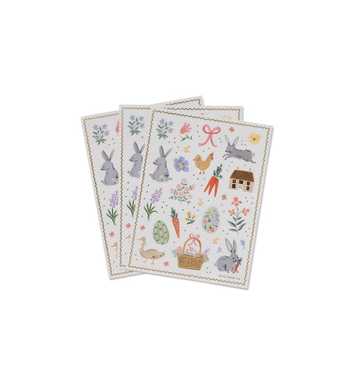 Spring Farm Easter Sticker Set