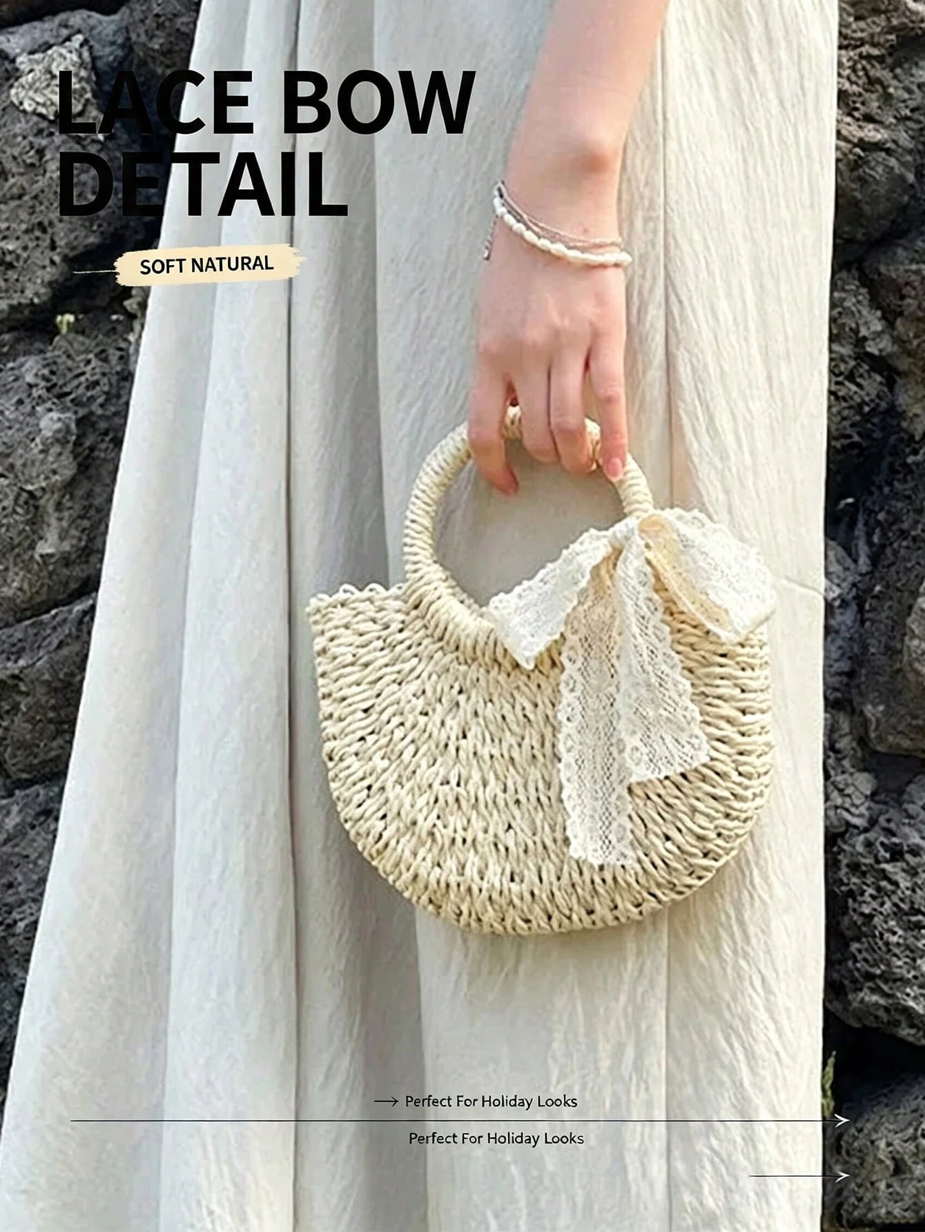 Straw Beach Bag, Beach Necessities,Fashionable Vacation Bag For Summer,Inspired Purse,Travel Bag,Tote Bag,Crossbody Bags For Women,Handbags